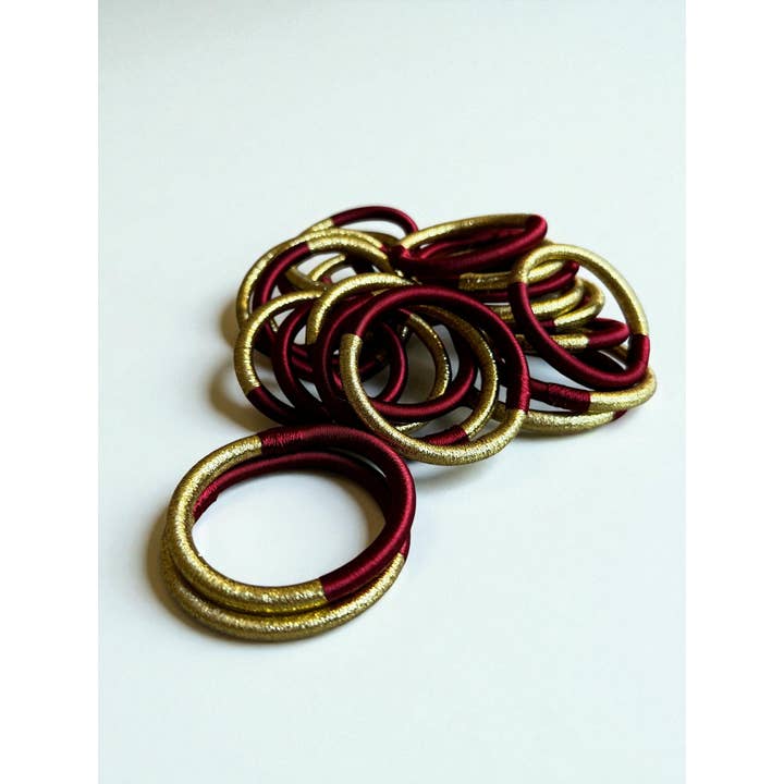 Bangle - Bordeaux red-gold for wholesale by LEY!