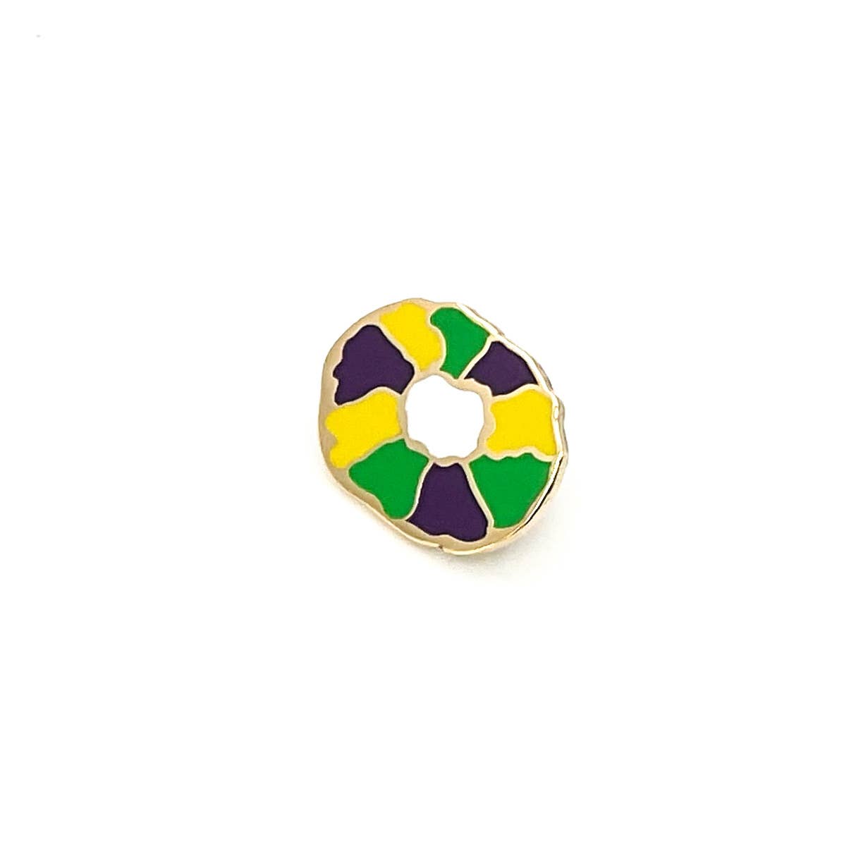 Kinzoku - Wholesale Lapel Pin/Button - Mardi Gras Pastel Pin 0