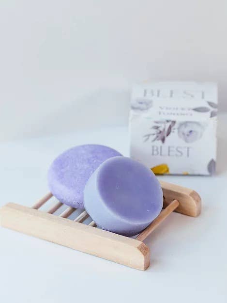 Purple Maintenance Toning Shampoo Bar and Conditioner Set for wholesale by Blest