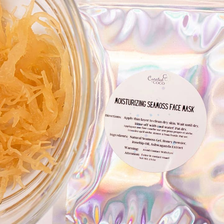 Curated Coco - Wholesale Skincare Face Mask - Seamoss Face Mask