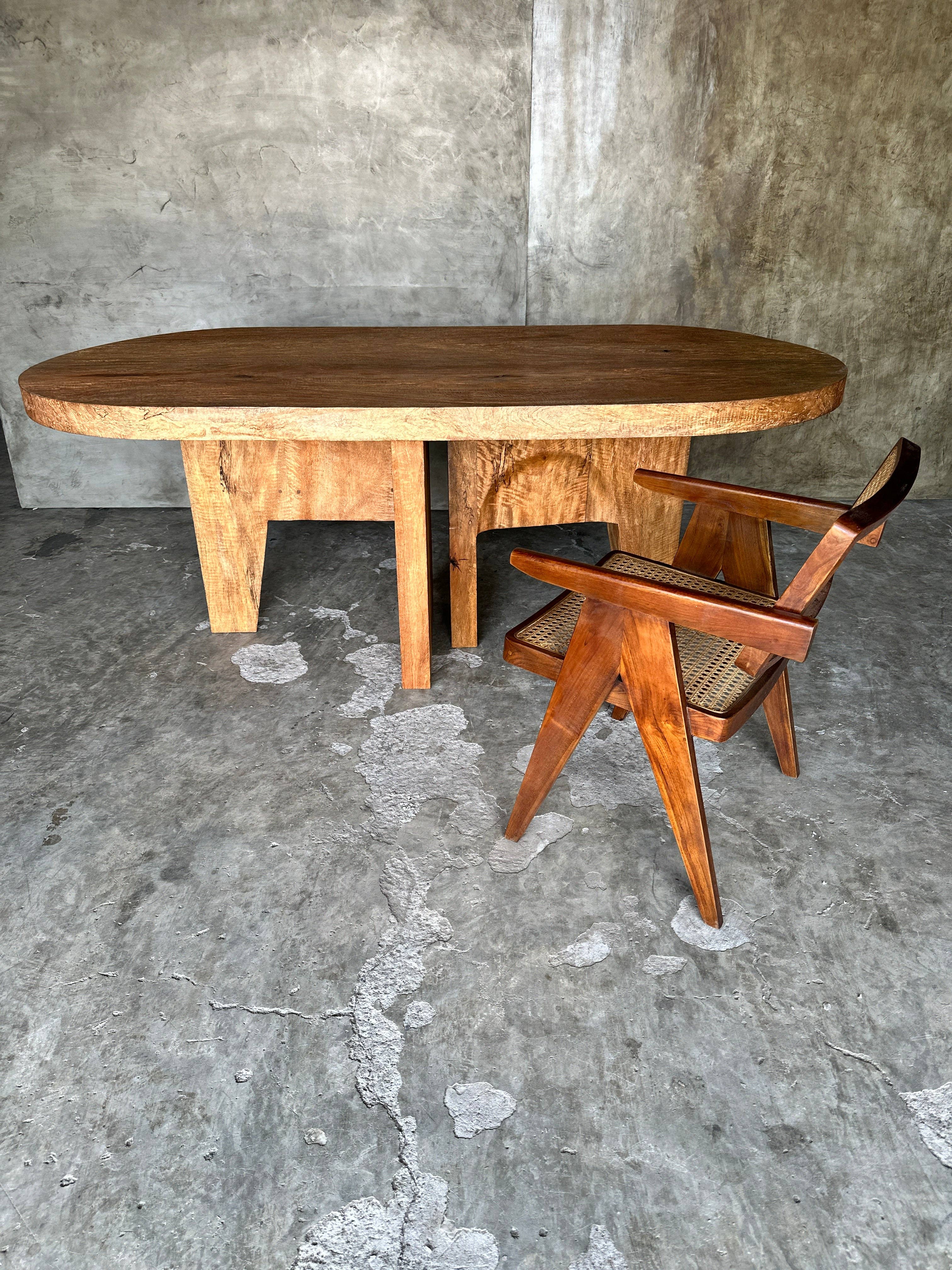 Office Objets - Wholesale Coffee Table - Massive mango wood table 2m10x1m3