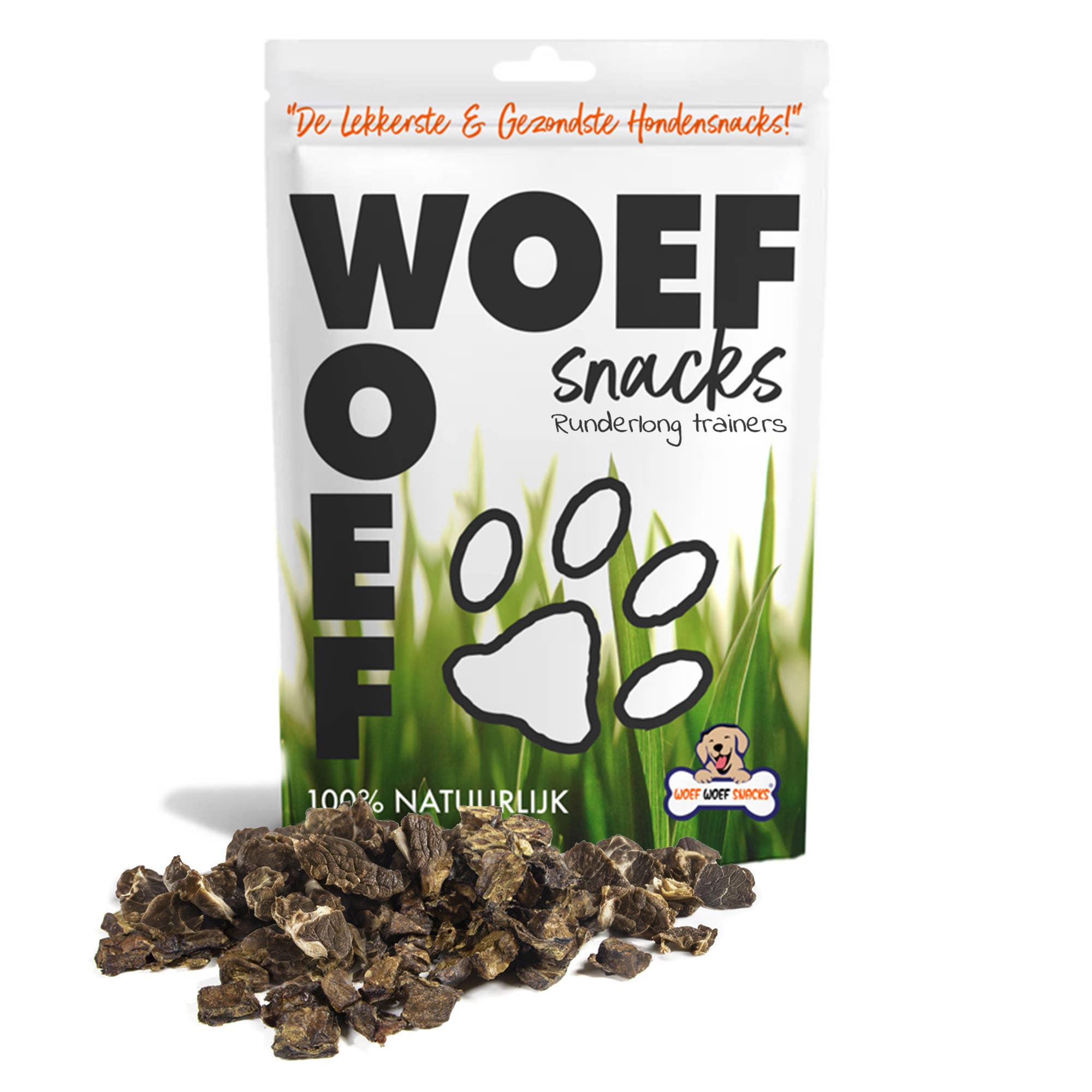 Woef Woef Snacks - Wholesale Hondenkoekjes - Hond - Runderlong Trainers0