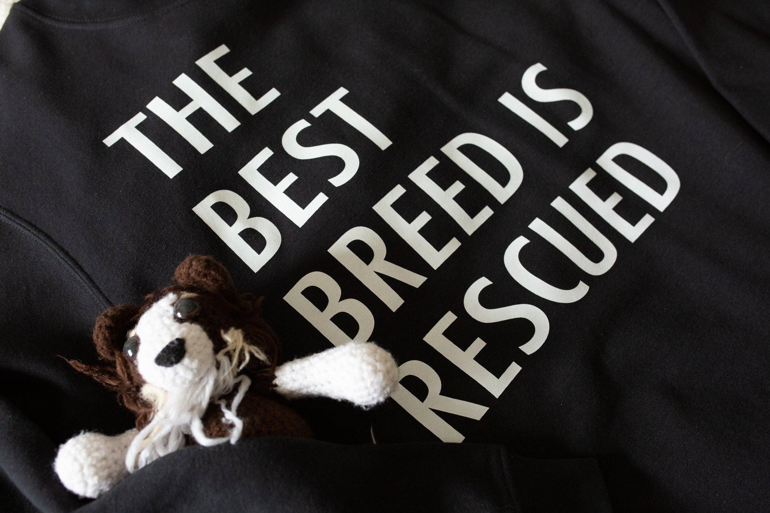 Take it 'N' Leave it - Wholesale Graphic Sweatshirt - Unisex - The Best Breed is Rescued5