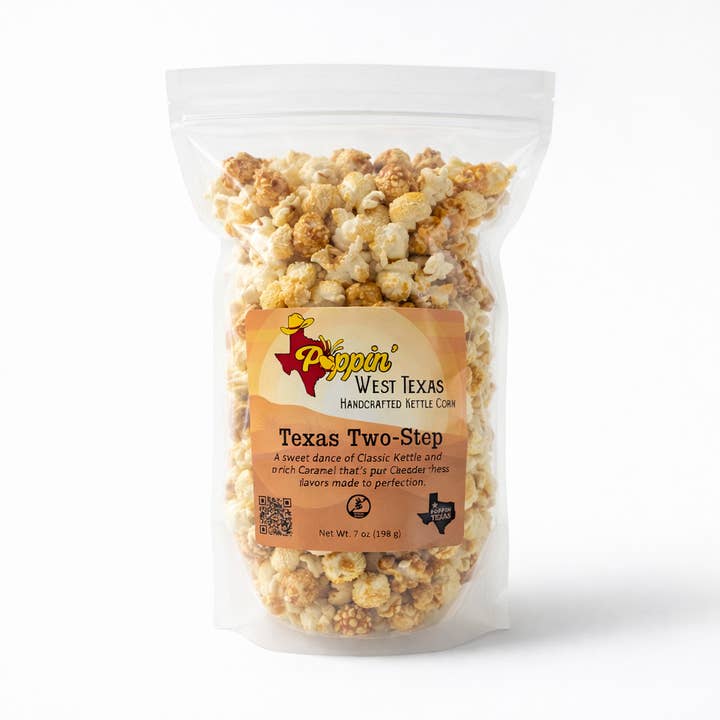 Texas Two-Step Popcorn - 9 cups for wholesale by Poppin' West Texas