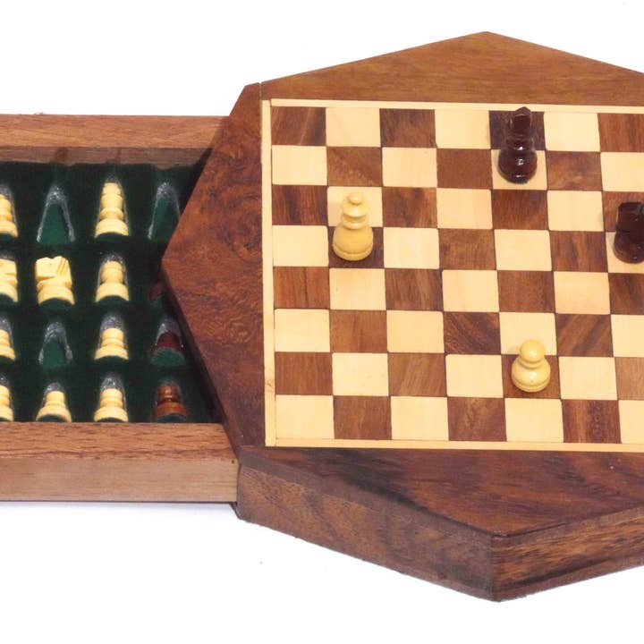 R. Expo/Song of India - Wholesale Board Game - Magnetic Octagon Chess Set1