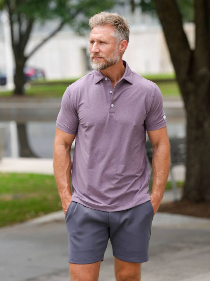 USA Palm - Wholesale Polo - Men's - Heathered Polo68