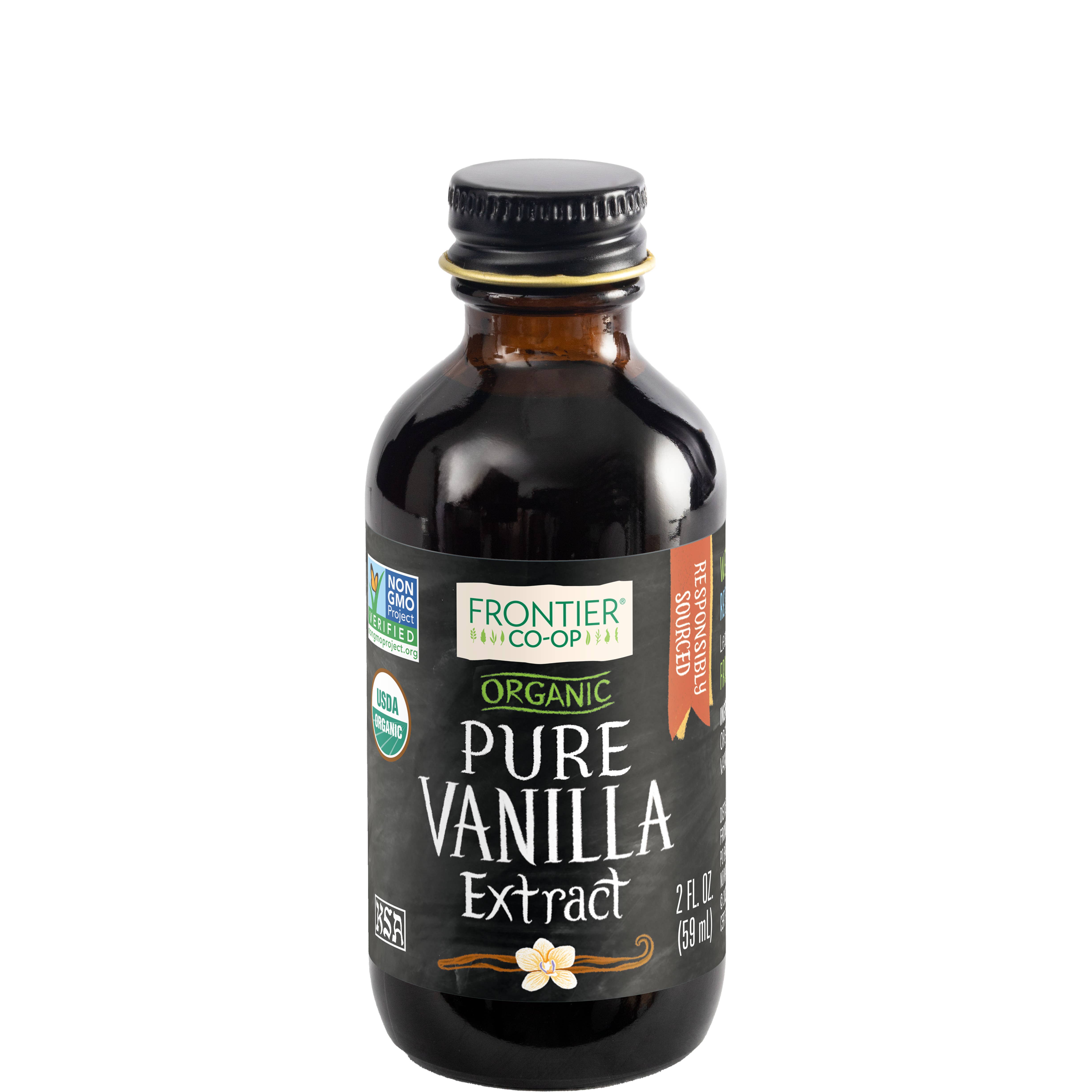 Frontier Co-op - Wholesale Vanilla/Fruit Extract - Pure Organic Vanilla Extract Countertop Display, 15 Ct1