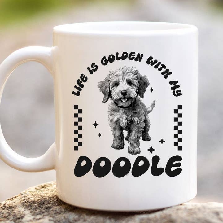 Sister Ray - Wholesale Coffee Mug - Life is Better with My Doodle Dog 11 oz Coffee Mug