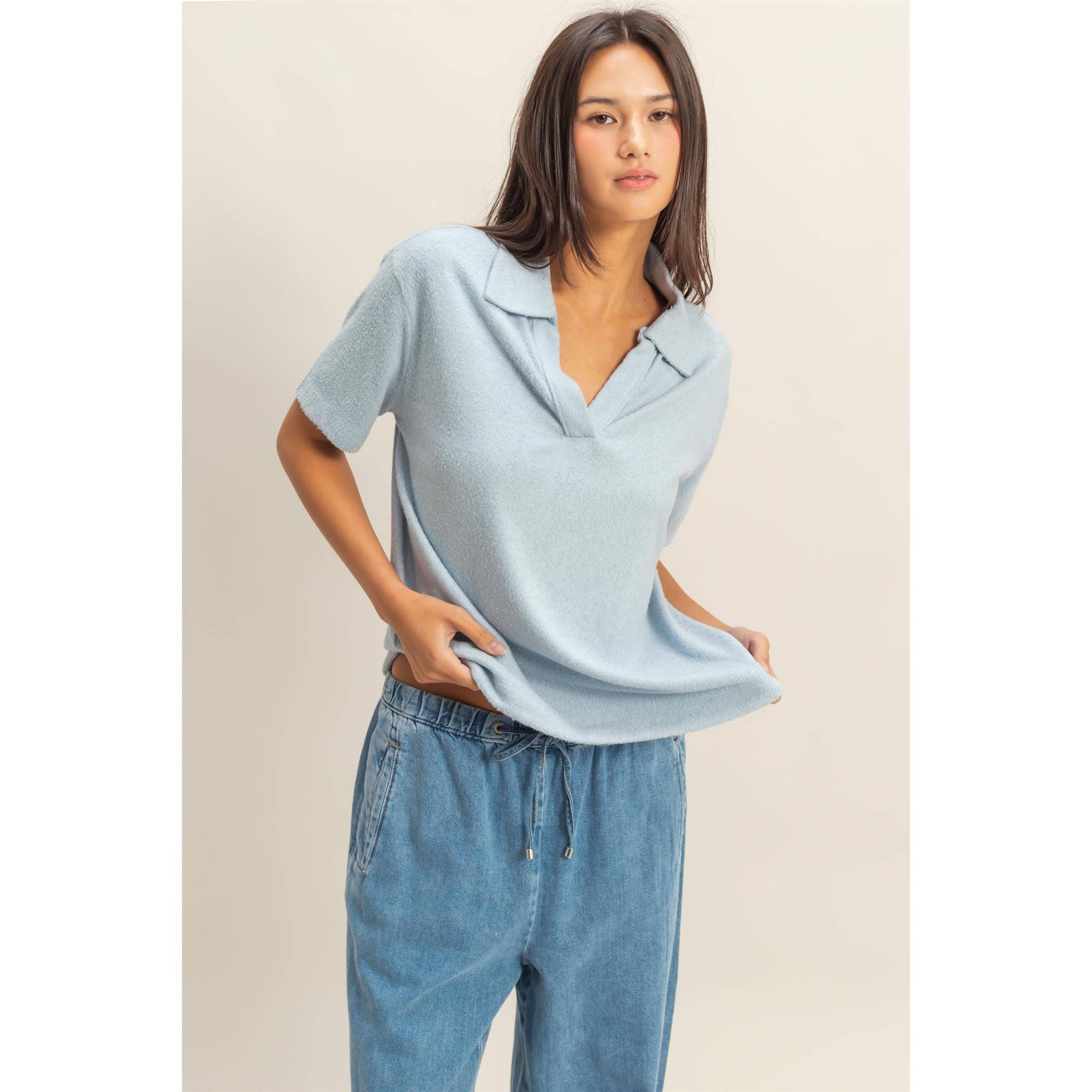 HYFVE - Wholesale Shirt - Women's - Collared Short-Sleeve Top15