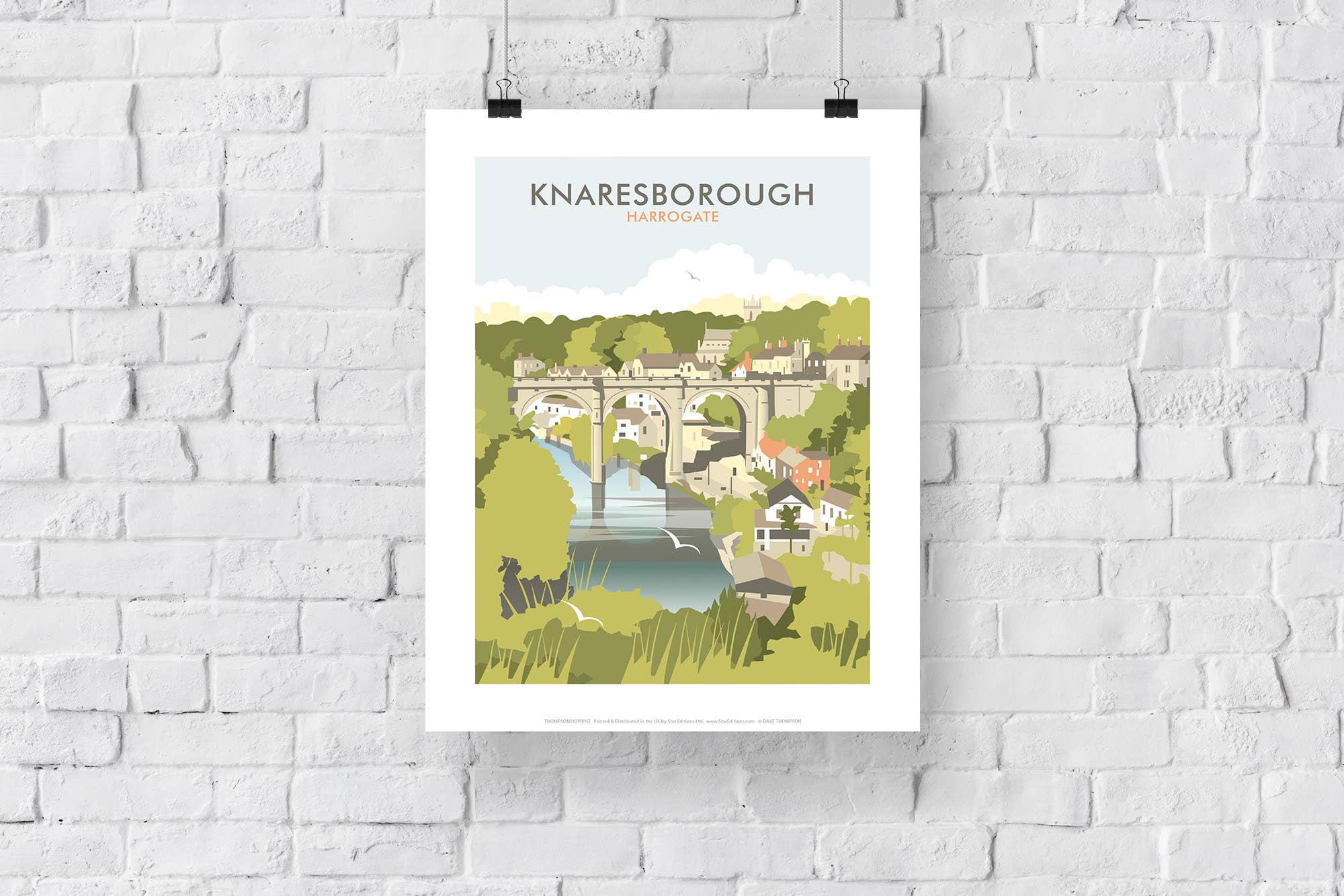 Star Editions - Vendita all'ingrosso Stampa artistica - Knaresorough dell'artista Dave Thompson, stampa artistica di alta qualità2