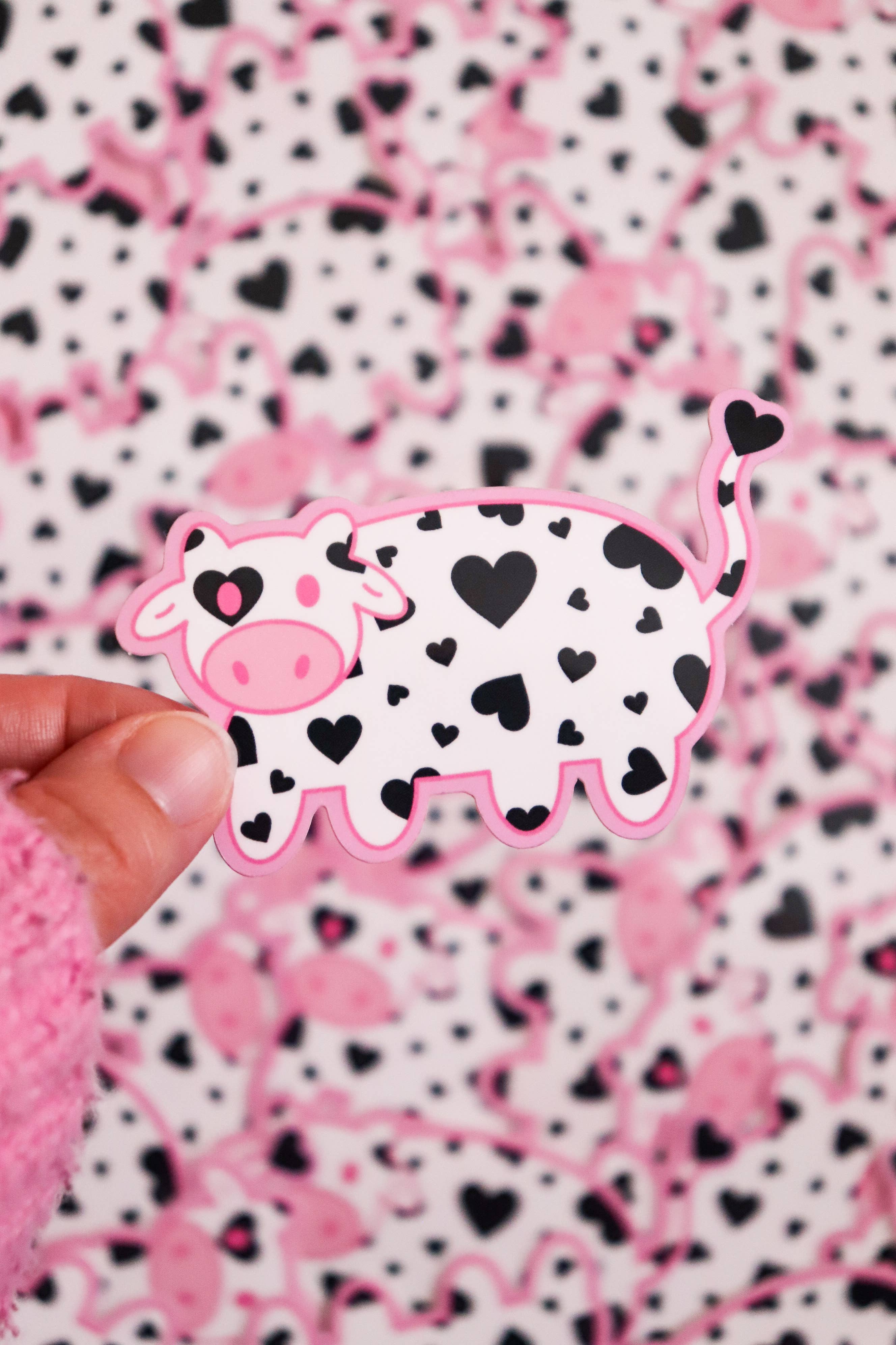 Day Dreamer Studios - Wholesale Sticker - Lovely Cow | Glossy Waterproof Vinyl Sticker7