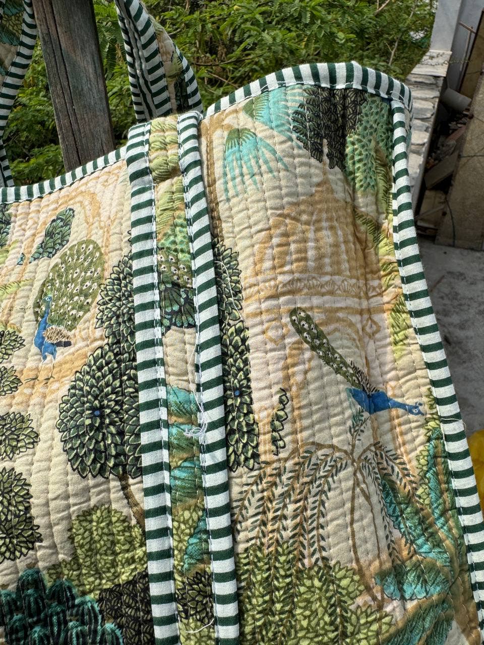 GYPSY STUDIO - Wholesale Shoulder Bag - Women's - Unique Design Block Print Cotton Quilted Women Shopping Bags1