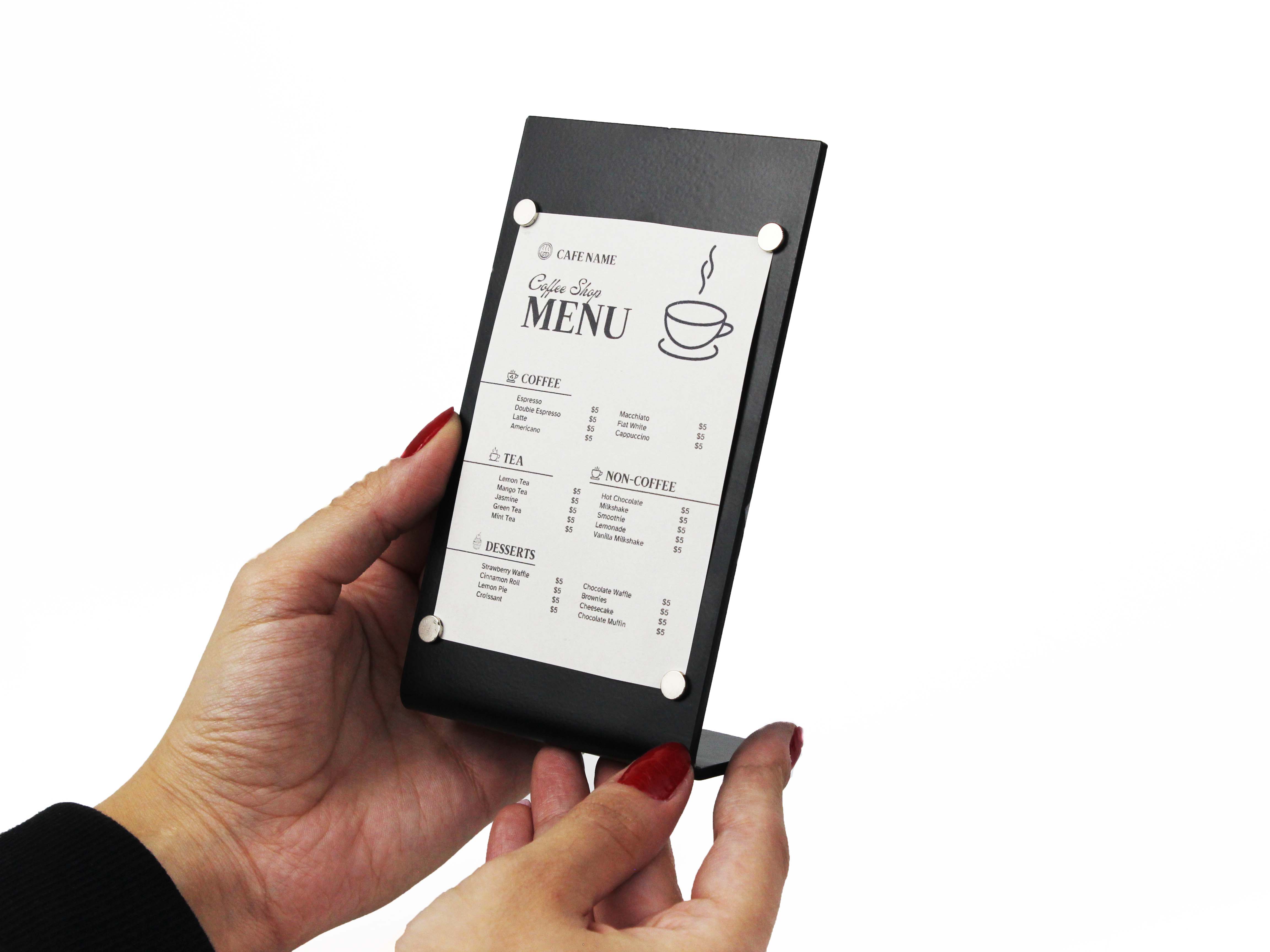 OtimSan - Wholesale Chalkboard - Tabletop Magnetic Menu Board - Set of 66