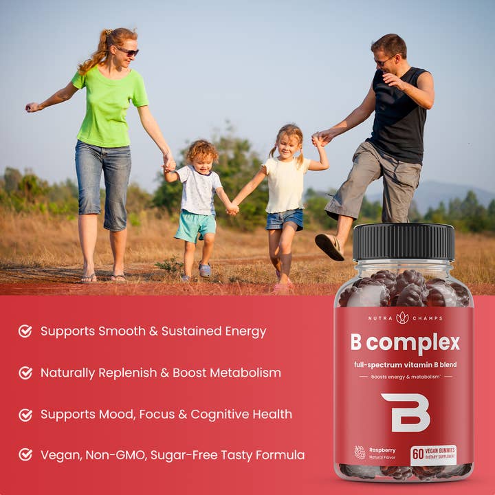 NutraChamps - Wholesale Oral Supplement/Vitamin - Vitamin B Complex Gummies - Boosts Energy & Metabolism4