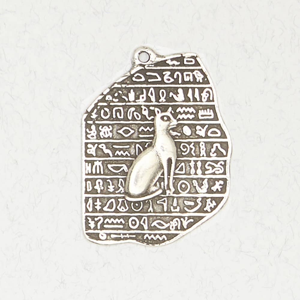 Nirvana LLC - Wholesale Individual Charm/Pendant - Egyptian Pewter Pendant Necklace - Bastet