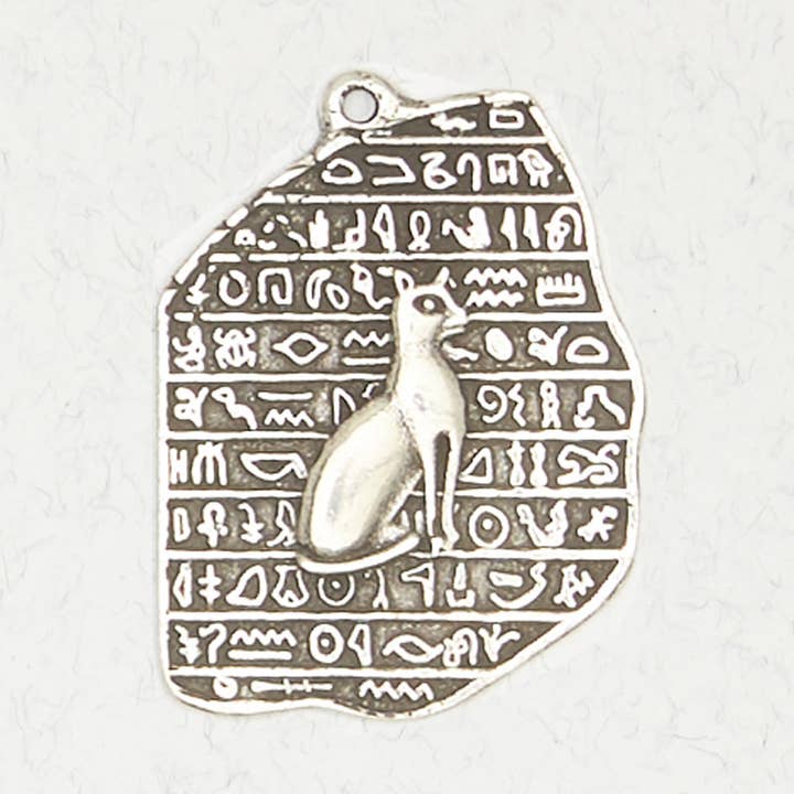 Nirvana LLC - Wholesale Individual Charm/Pendant - Egyptian Pewter Pendant Necklace - Bastet0