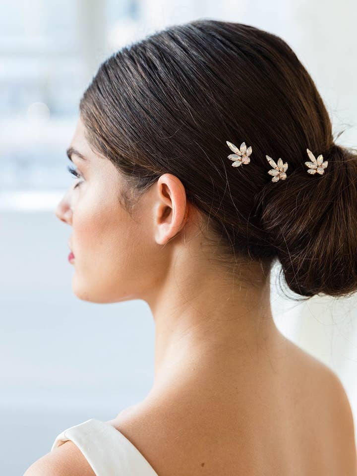 LOT DE 3 ÉPINGLES MARTA pour la vente par Brides & Hairpins