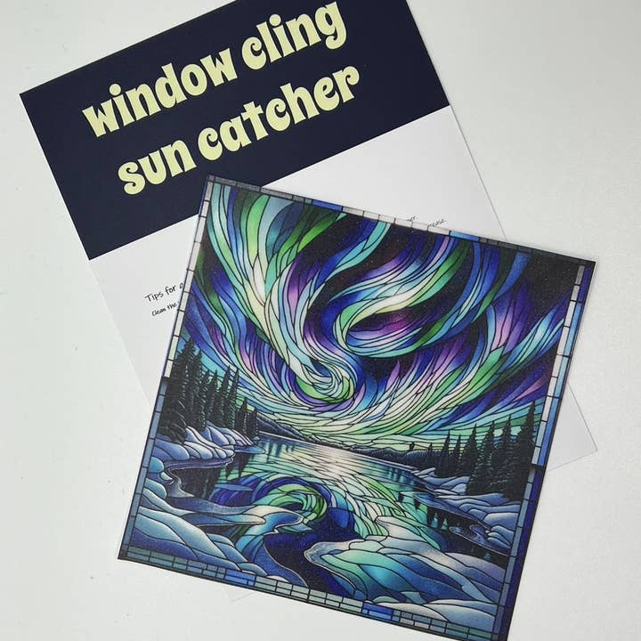 Cosmic Artware - Wholesale Suncatcher - Stained Glass Window Cling Sample Pack 6 styles7