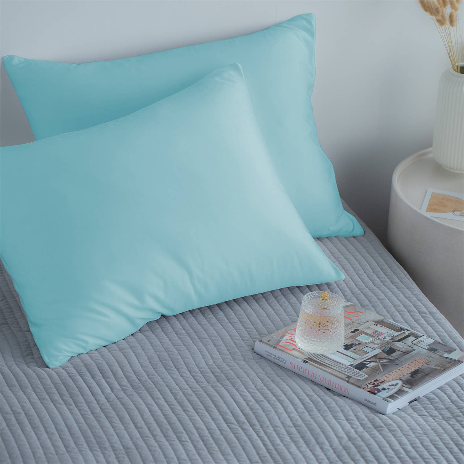 Kasentex - Wholesale Bedding Pillowcase/Sham - Soft Pillowcases - Set of 2 - Zipper Cool Touch7