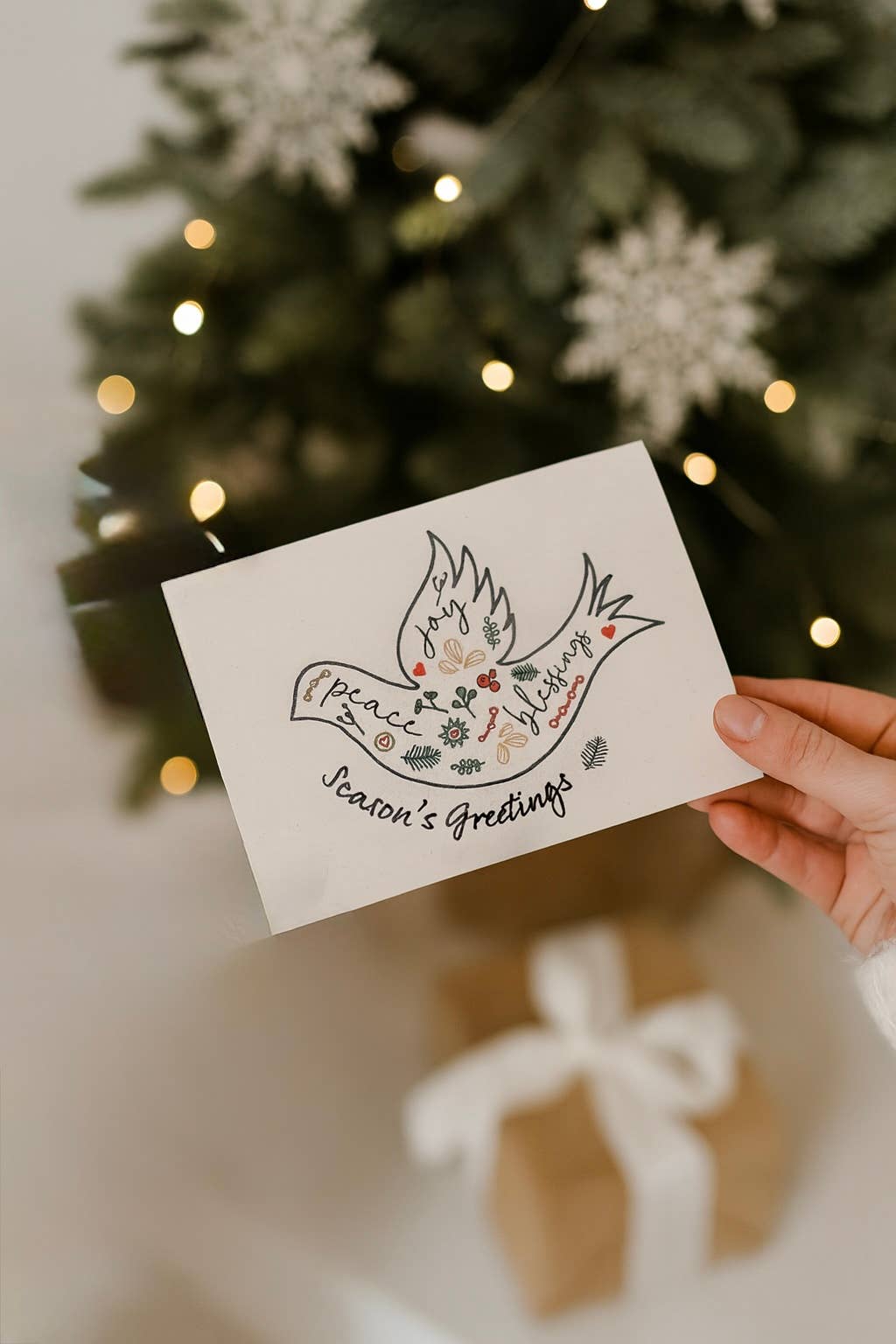 Tall Order – Conjunto de notas por atacado – Pack de Cartões de Natal Dove - multipack, Boas Festas2