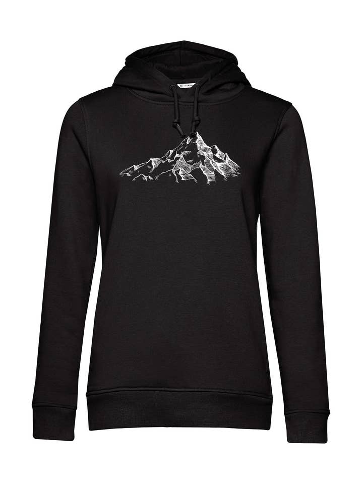 Mountain hoodie for women - mountain landscape for wholesale by KLETTERHELDEN