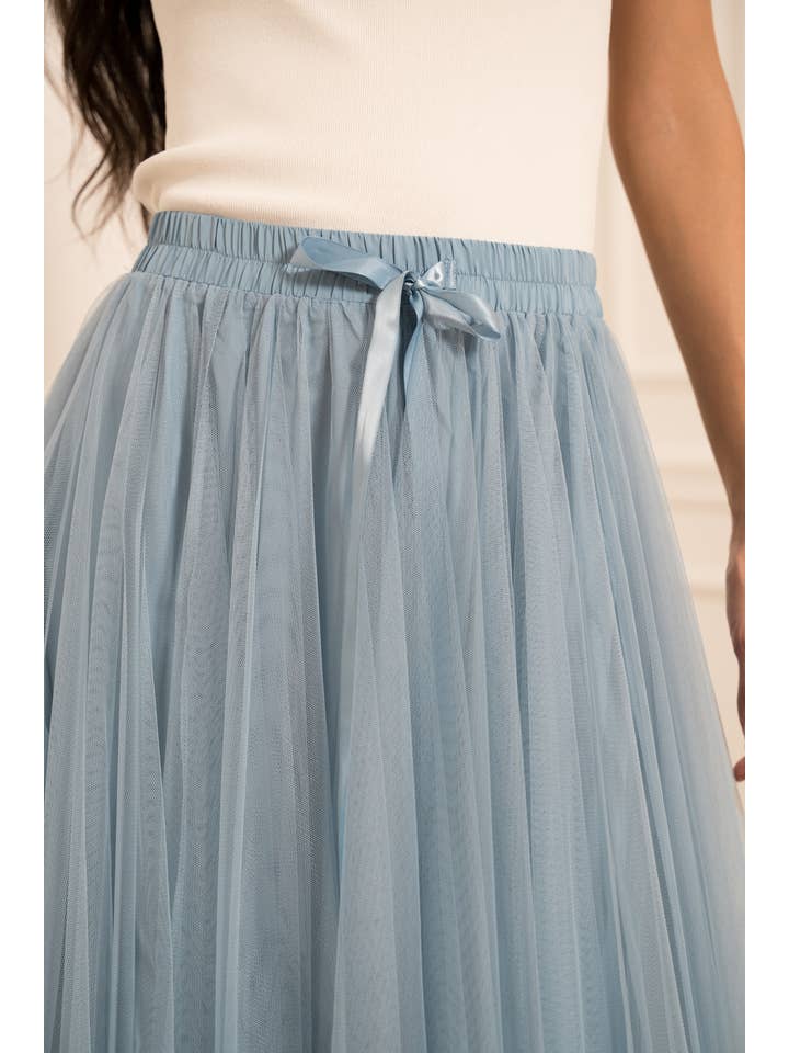 CHOKLATE PARIS - Vente Jupe – femme - Jupe longue Aria en tulle SS26 colors - CK0807741