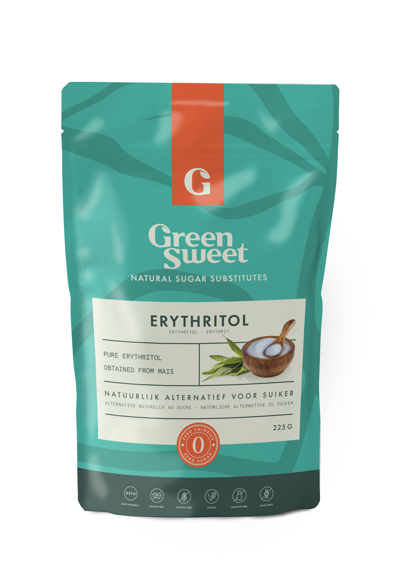 Green Sweet B.V. - Wholesale Sugar/Sweetener - Erythritol 225 gram - alternative to sugar1