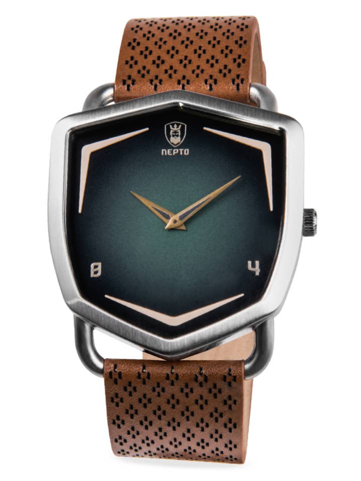 Shield Green Spectra – Brown Pattern Leather for wholesale by NEPTO