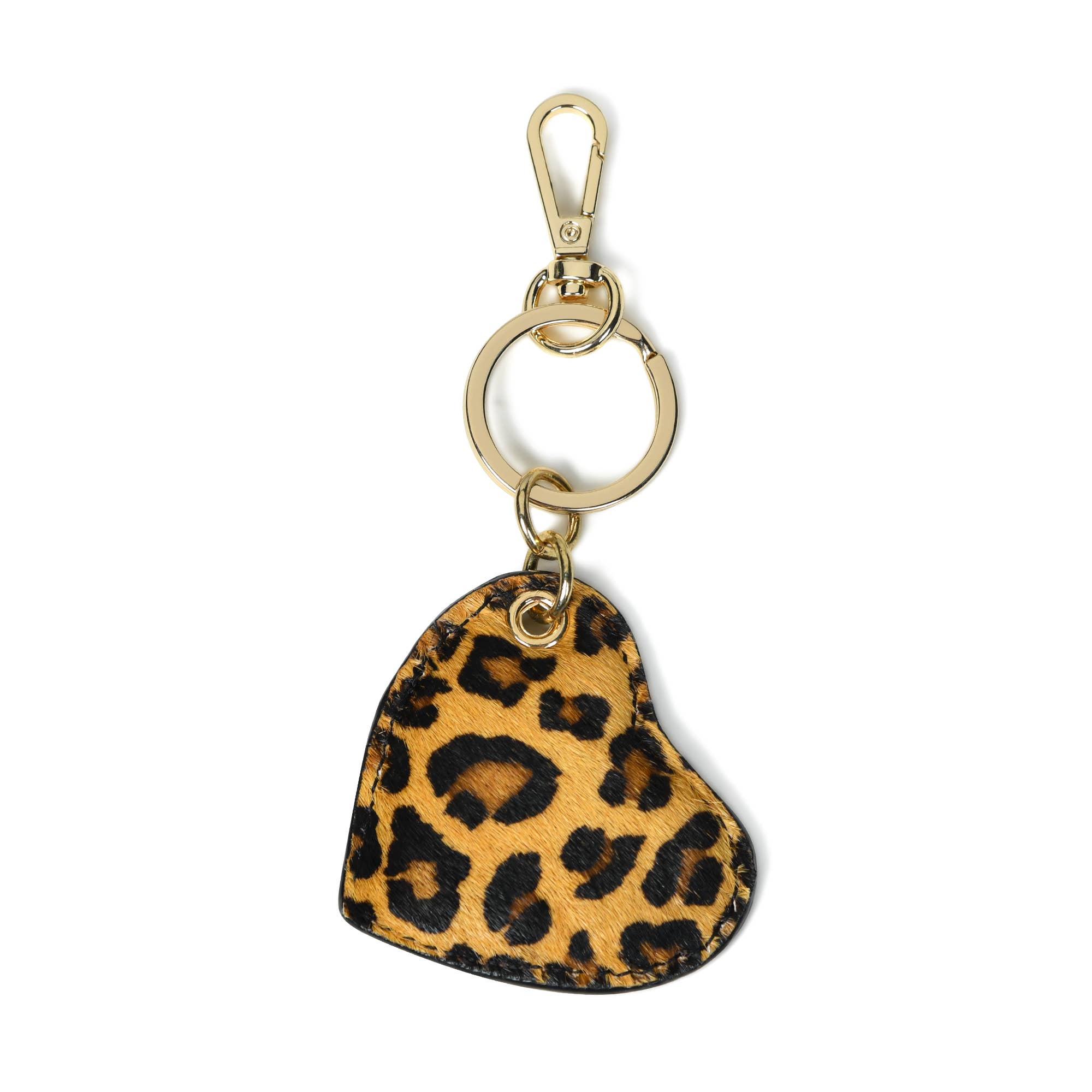 bell&fox – wholesale Keychain – Women's – CUPID Heart Keyring - Leopard0