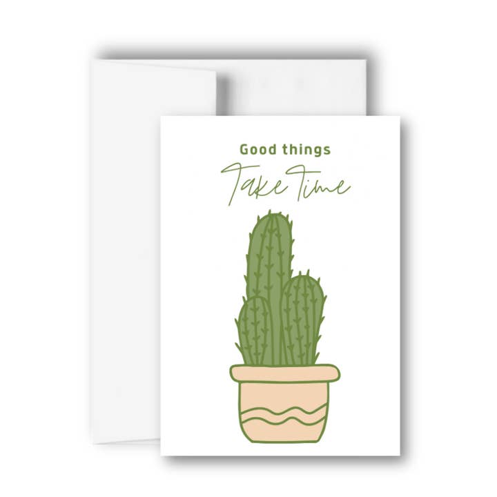 Good Encouragement Inspirational Greeting Card for wholesale by Brandi Creations Design Studio