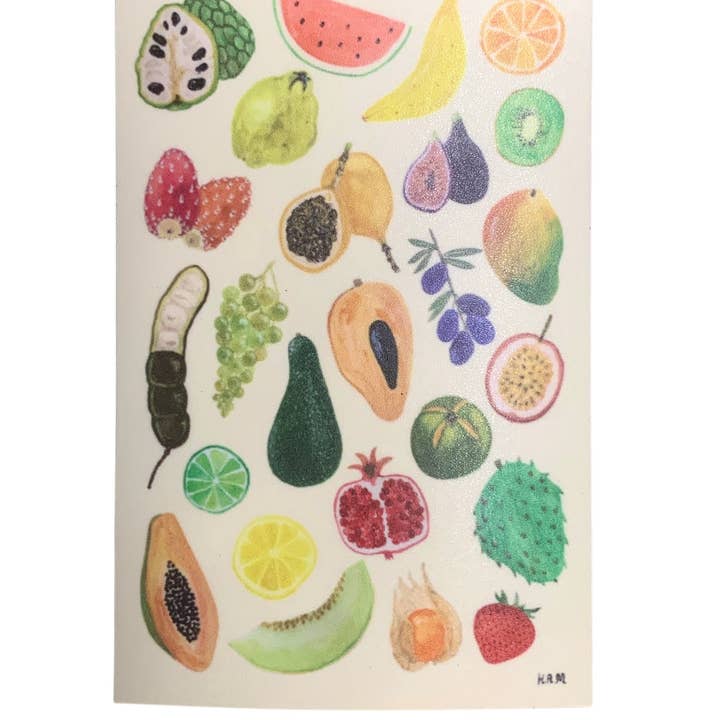 Sticker - Fruit Poster for wholesale by StitchPrism