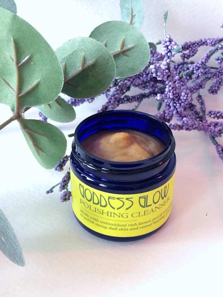 Goddess Glow Polishing Cleanser for wholesale by Nature Goddess Skin Care