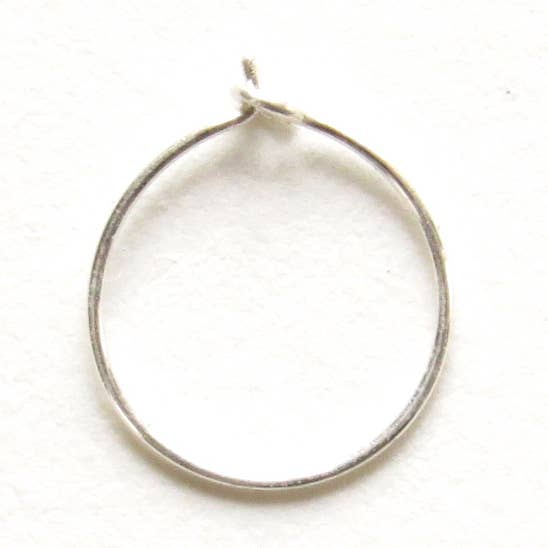 Nose Hoop - Ultra Thin - Silver (Argentium) for wholesale by Rebecca Mullins Studio