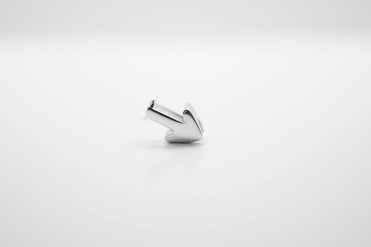 TALISMAN JEWELLERY (D&Fidanverdi, S.L.) - Wholesale Individual Charm/Pendant - Arrow Charm Camino de Santiago Rhodium-Plated 925 Silver2