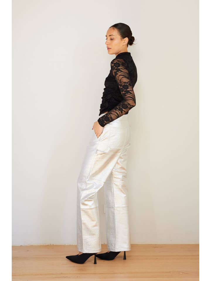 RALF STUDIOS - Wholesale Blouse – Women’s - LORNE TOP ROOK BLACK4