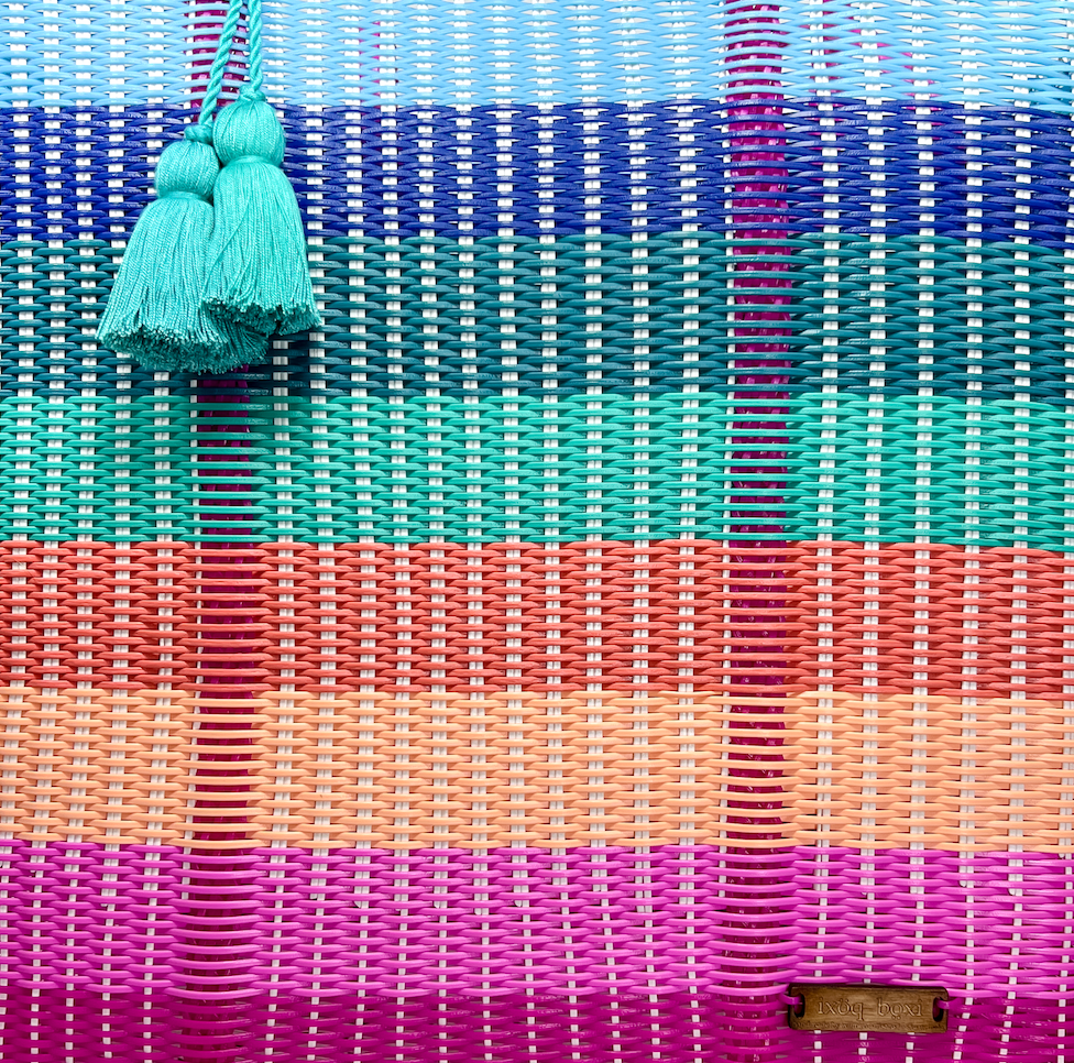 ixöq - Wholesale Tote Bag - Women's - Ixoq Cesta Tote Large ~ Multi Striped ~ Unlined11