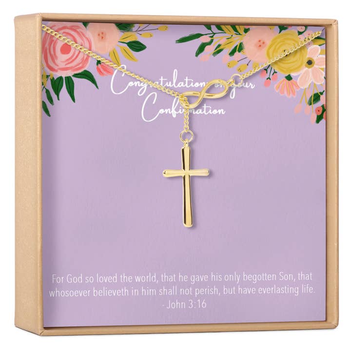 Confirmation Cross Necklace for wholesale by Dear Ava