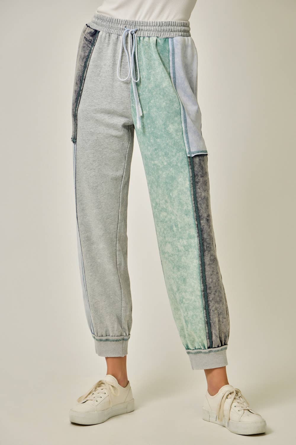 Mystree - Wholesale Pants - Women's - 61539 Color Blocked Track Pants9