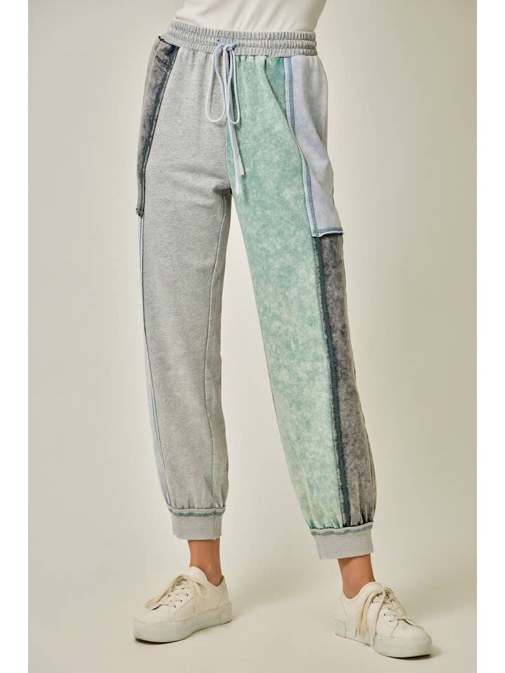 Mystree - Wholesale Pants - Women's - 61539 Color Blocked Track Pants9