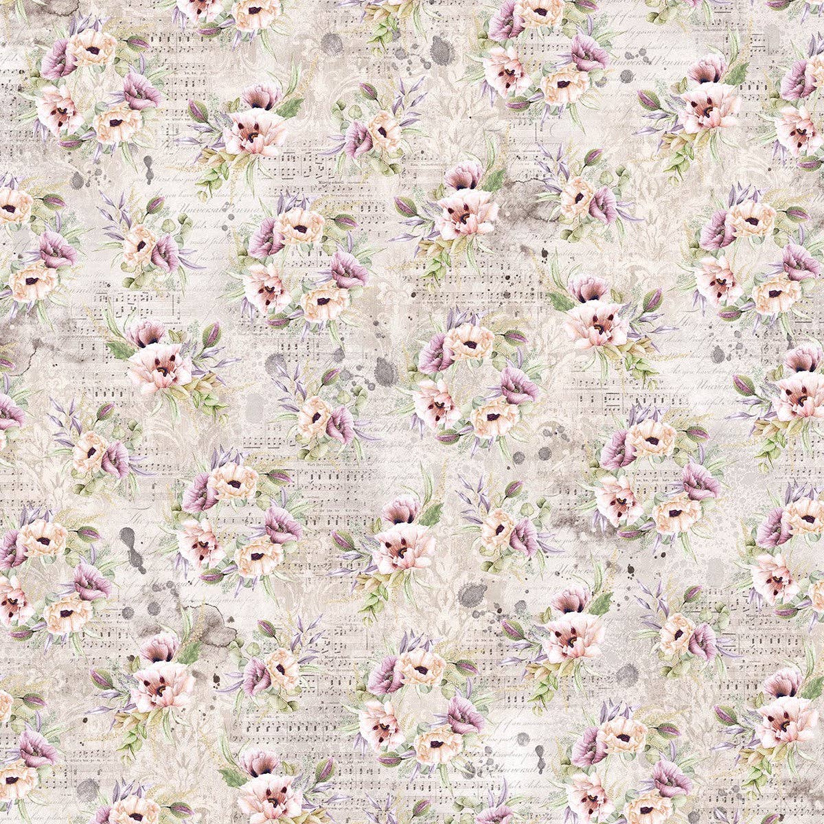 Ecstasy Crafts Distributing - Wholesale Scrapbook - Ciao Bella Cygne Noir Paper Pad 12x12 12/Pkg22