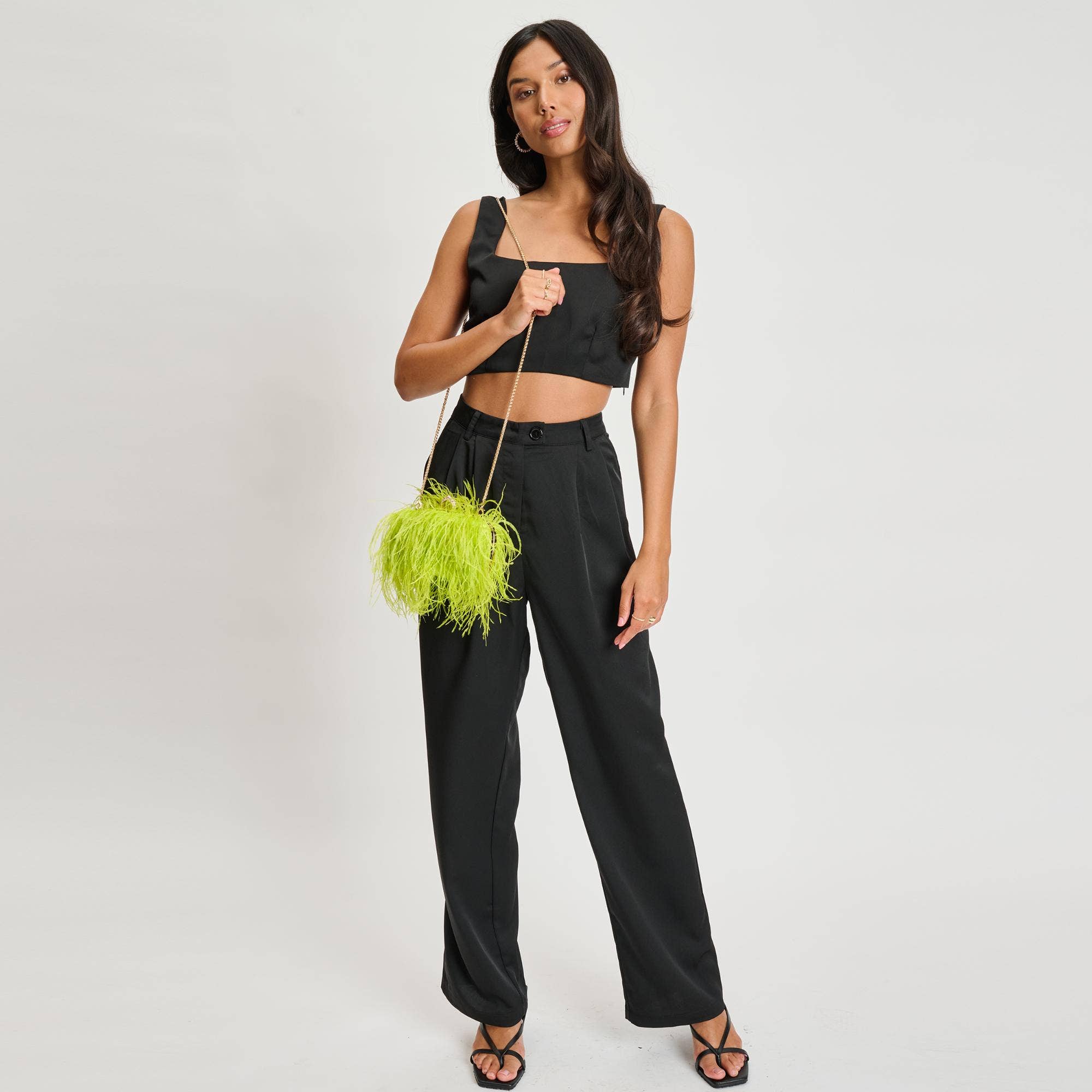 Moda Luxe - Wholesale Clutch Bag - Women's - Harlow Feather Evening Bag22