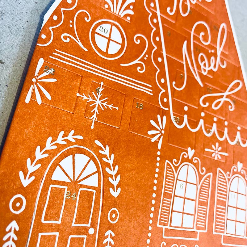 IMOGEN OWEN - Wholesale Advent Calendar - LETTERPRESS ADVENT CALENDAR2