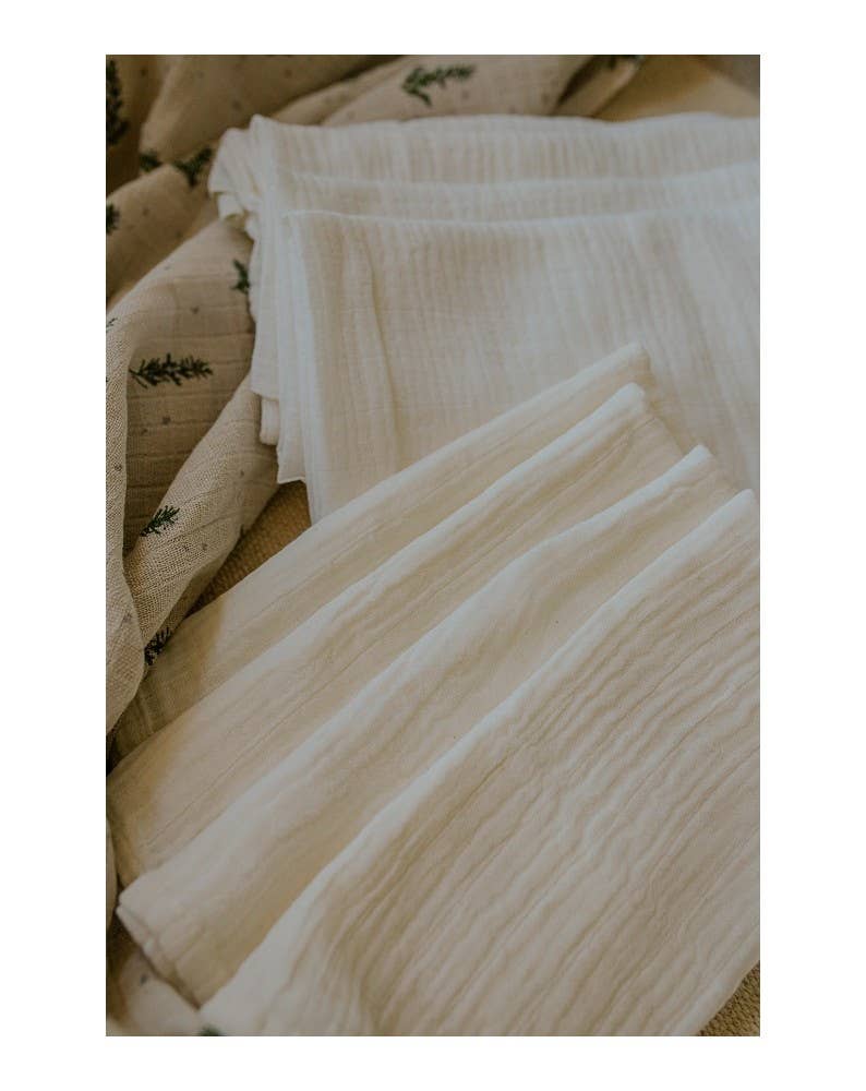 Puppi - Wholesale Diaper (Cloth) - Baby - Luxurious Muslin Flat Diapers By Puppi- 50X50Cm3