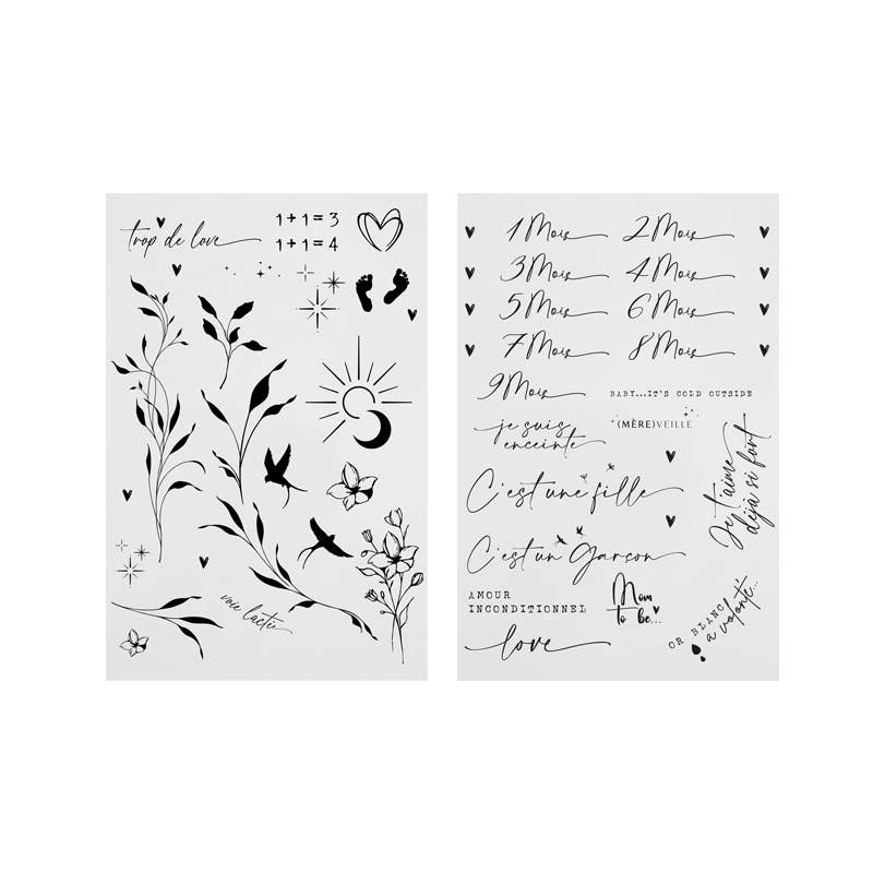 Black Pregnancy tattoos for wholesale on Faire6