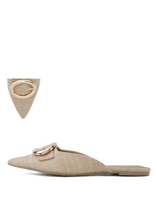 Jamie Ornamented Mule, F-JAMIE for wholesale by December Shoes