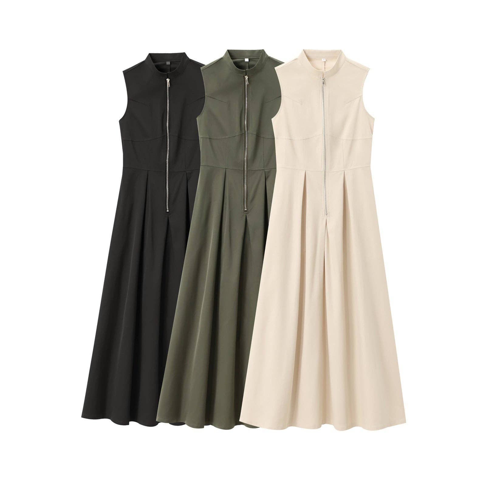 Marayn - Wholesale Dress - Women's - Chic European Style Midi Dress Effortless Elegance4