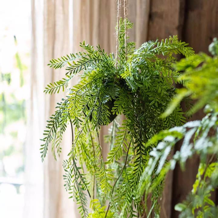 Rustic Reach - Wholesale Artificial Plant - Artificial Fern Hanging Ball Decoration4
