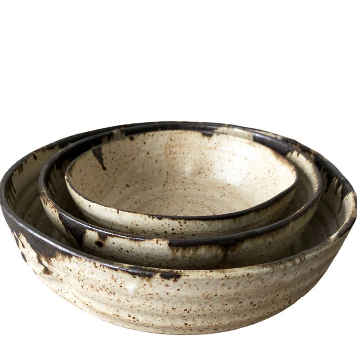 Gina DeSantis Ceramics - Wholesale Bowl - Luna Nesting Bowls1