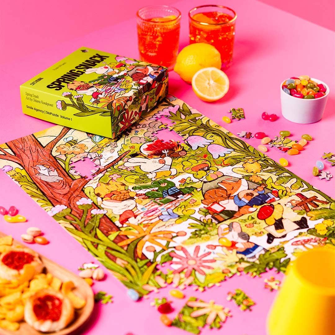 Sto Puzzle - Wholesale Puzzle - Adult - Spring Snack - 500 Piece Puzzle | Smile Agency4