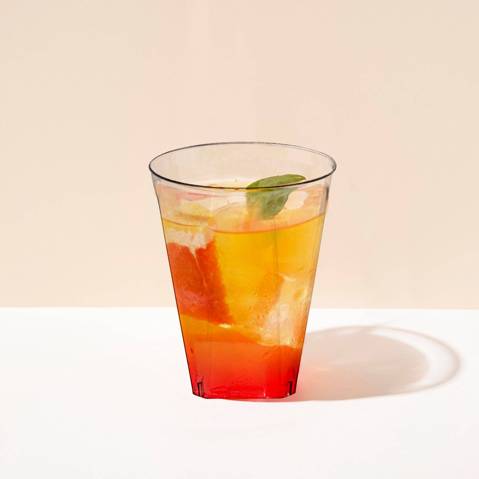 Smarty had a Party - Wholesale Disposable Cup - 7 oz. Clear Square Bottom Disposable Plastic Cups - 500 pcs9